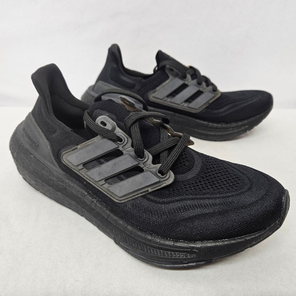 Adidas‎ Ultraboost Light Running Shoes GZ5166 Triple Black Women's Size 8